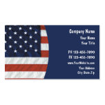 Cartes de visite de drapeau américain modèles de cartes de visite