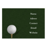 cartes de visite de golf cartes de visite professionnelles
