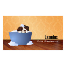 Cartes de visite de Groomer de chien Cartes De Visite Professionnelles