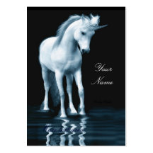 Cartes de visite de licorne cartes de visite personnelles