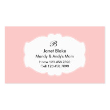 Cartes de visite de maman modèles de cartes de visite