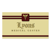Cartes de visite de médecin soins de santé cartes de visite professionnelles