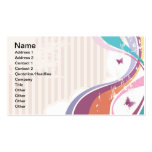 Cartes de visite de papillon cartes de visite personnelles