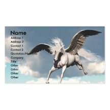 CARTES DE VISITE DE PEGASUS MODÈLES DE CARTES DE VISITE