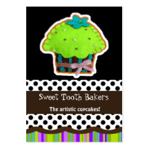 cartes de visite de petit gâteau d'amusement cartes de visite professionnelles