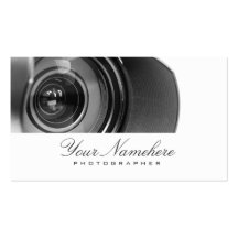 Cartes de visite de photographe carte de visite