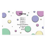 Cartes de visite de point de polka cartes de visite personnelles