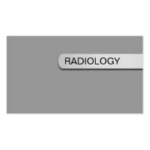 Cartes de visite de radiologie carte de visite