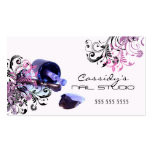 Cartes de visite de salon de beauté de technicien  modèles de cartes de visite