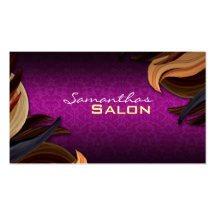 Cartes de visite de salon de coiffure modèles de cartes de visite