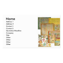 Cartes de visite de Scrapbooking Cartes De Visite Personnelles
