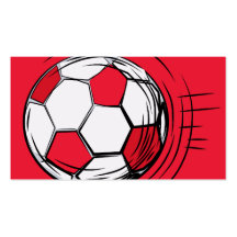 Cartes de visite de Soccerball Modèle De Carte De Visite