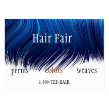 Cartes de visite de style de salon de coiffure cartes de visite personnelles
