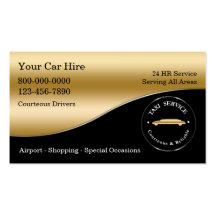 Cartes de visite de taxi modèle de carte de visite