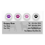 Cartes de visite de toilettage de chien cartes de visite professionnelles