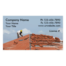 Cartes de visite de toiture cartes de visite personnelles