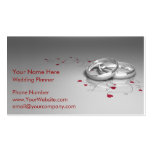 Cartes de visite de wedding planner modèle de carte de visite