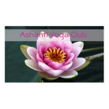 Cartes de visite de yoga modèles de cartes de visite