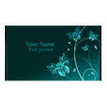 Cartes de visite d'Elegants de turquoise Cartes De Visite Personnelles