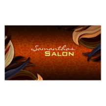 Cartes de visite des cheveux des femmes cartes de visite personnelles