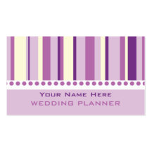 Cartes de visite d'organisateur de mariage cartes de visite professionnelles