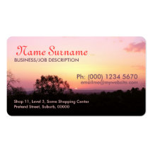Cartes de visite doux de cieux de sucrerie cartes de visite personnelles