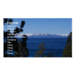 Cartes de visite du lac Tahoe la Californie Cartes De Visite Professionnelles