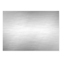 Cartes de visite en aluminium balayés en métal cartes de visite professionnelles