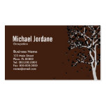 Cartes de visite en baisse de ~ de feuille cartes de visite personnelles
