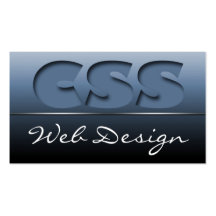 Cartes de visite lisses de conception web bleue de modèles de cartes de visite