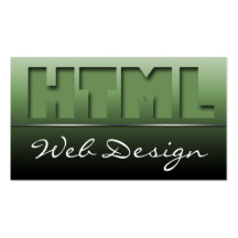Cartes de visite lisses de conception web de HTML  Modèle De Carte De Visite