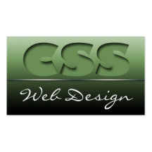 Cartes de visite lisses de conception web du vert  modèles de cartes de visite