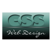 Cartes de visite lisses de conception web turquois cartes de visite professionnelles