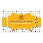 Cartes de visite lunatiques de magasin modèles de cartes de visite
