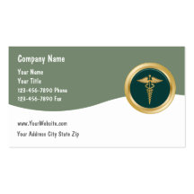 Cartes de visite médicaux cartes de visite personnelles