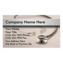 Cartes de visite médicaux cartes de visite personnelles