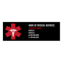Cartes de visite médicaux cartes de visite personnelles