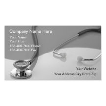 Cartes de visite médicaux modèles de cartes de visite