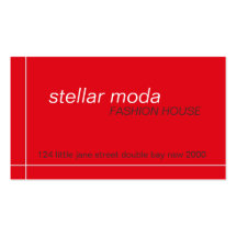cartes de visite > moda stellaire [rouge+charbon d carte de visite