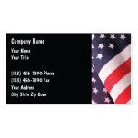 Cartes de visite patriotiques modèle de carte de visite