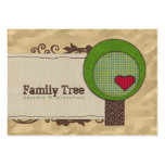 Cartes de visite potelés d'arbre d'amitié cartes de visite personnelles