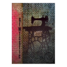 Cartes de visite potelés de Sewtastic Modèles De Cartes De Visite