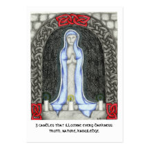 Cartes de visite potelés de triade de bougie cartes de visite personnelles
