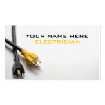 Cartes de visite pour des électriciens cartes de visite professionnelles