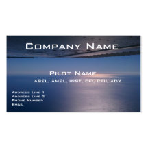 Cartes de visite pour des pilotes et des aviateurs modèle de carte de visite