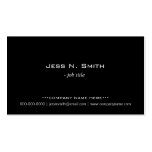 Cartes de visite professionnelle de visite noires  carte de visite