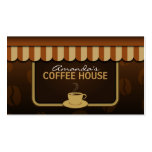Cartes de visite professionnels de café de Brown d Cartes De Visite Personnelles