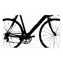 Cartes de visite rigides de bicyclette cartes de visite professionnelles