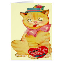 CARTES DE VOEUX DE JOUR DE VALENTINES DE KITTY - C