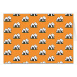Cartes de voeux de motif de Westie